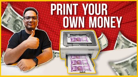 can you print your own money: How does the act of printing money affect economic stability?