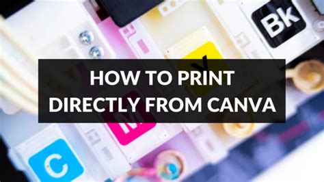 how to print directly from canva: the journey of creativity and digital transformation